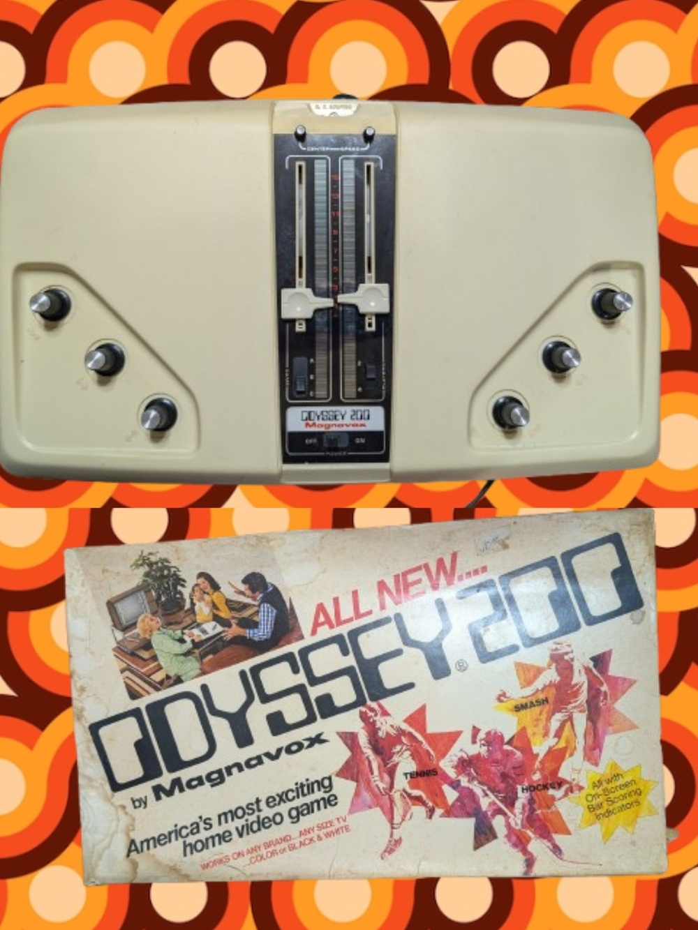 Odyssey 200 Vintage Home Video Game Console In Original Box
